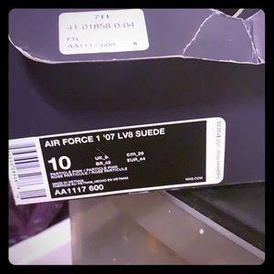 Air Force 1 07 lv8 suede